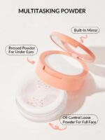 پودرفیکس دوطبقه شیگلم بی رنگ مدل Insta Ready رنگ Translucent - تصویر 5
