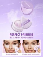 پودرفیکس دوطبقه شیگلم بنفش مدل Insta-Ready رنگ Taro - تصویر 5