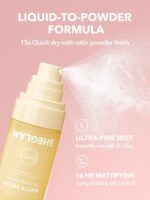 اسپری فیکس شیگلم مدل matte - مخصوص پوست چرب - تصویر 2