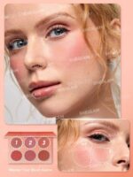 پالت رژگونه شیگلم 6 عددی مدل Floral - تصویر 3